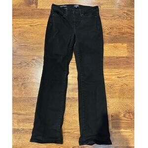 NYDJ Women's Barbara Bootcut Jeans - Black, Size 4P Lift Tuck Technology